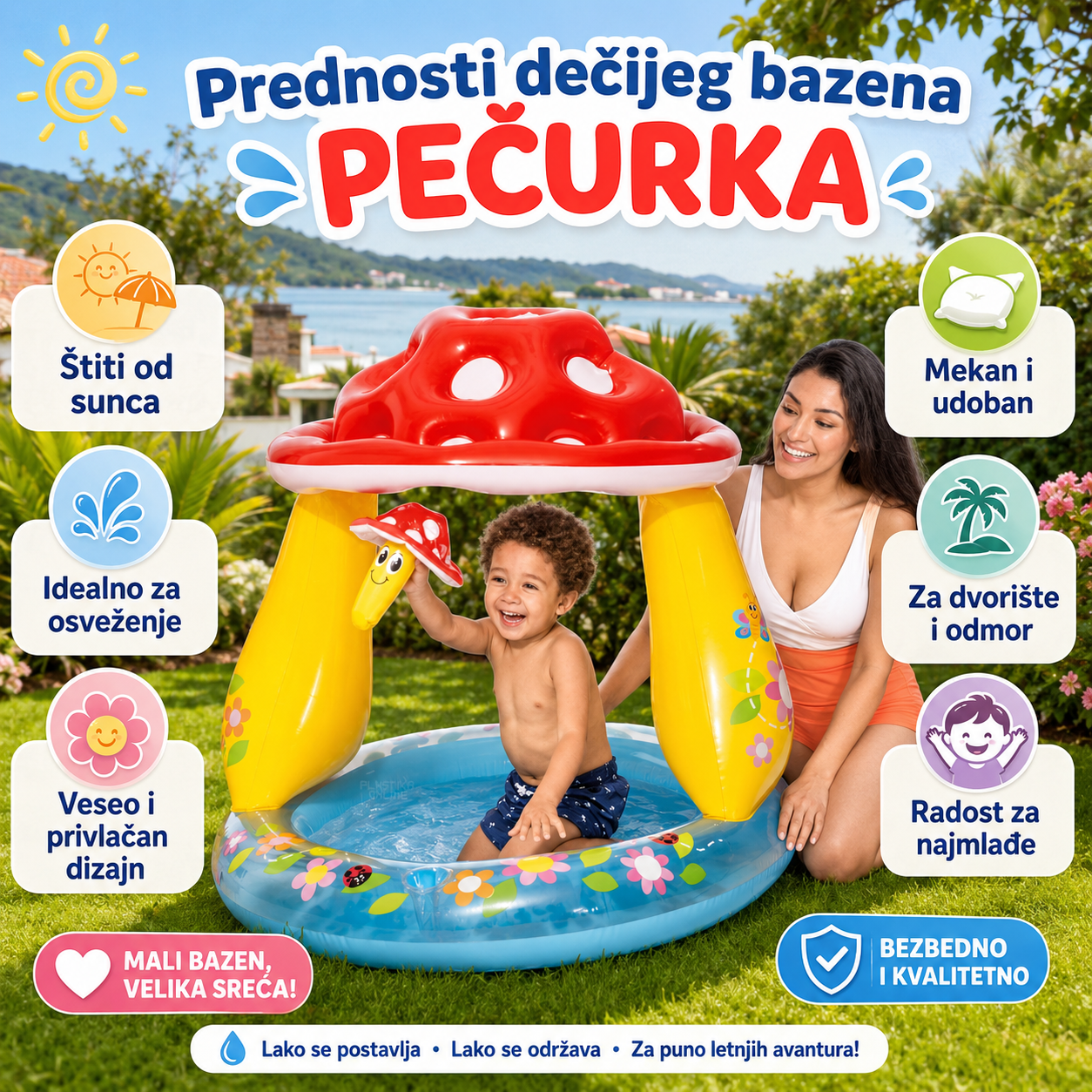 Dečiji Bazen Pečurka