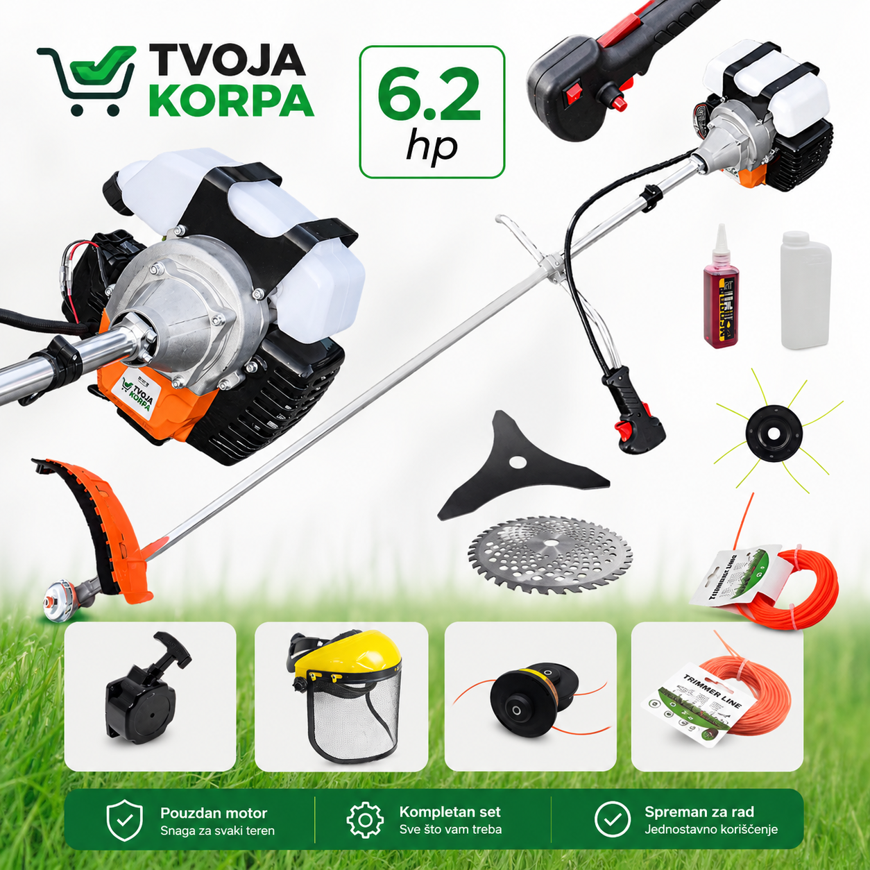 Hanson Trimer za Travu - 6,2KS 100cc