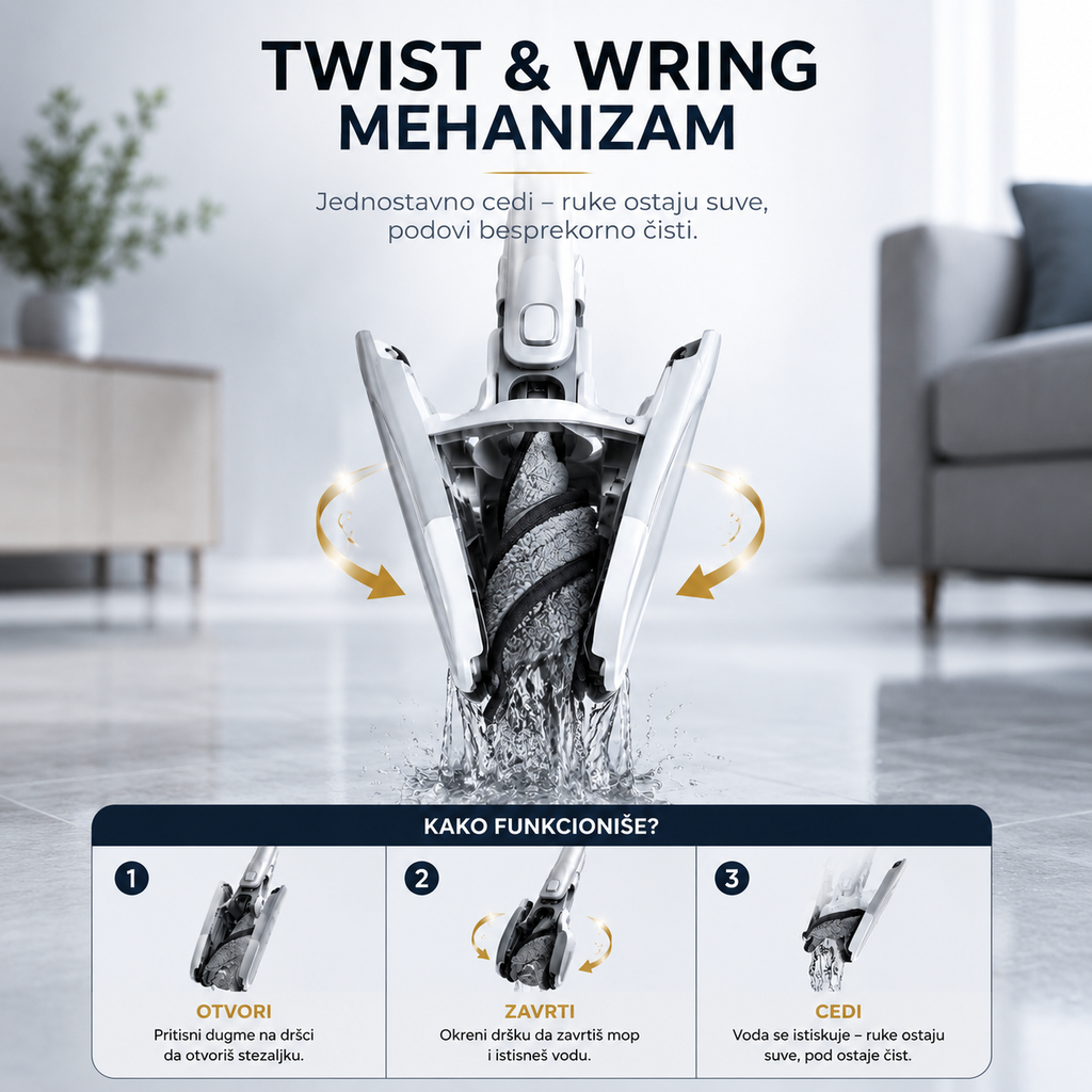 360° Rotirajući Twist Džoger