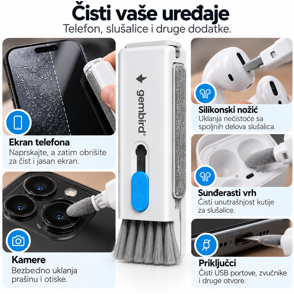 7 u 1 Set za Čišćenje Elektronike